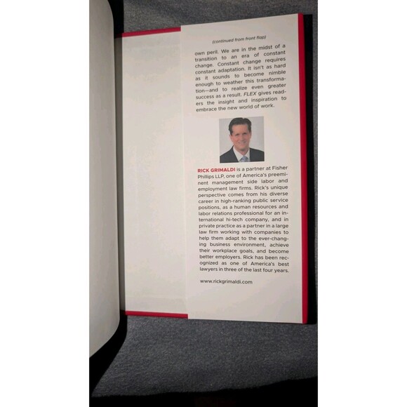FLEX Rick Grimaldi SIGNED Hardcover Leader's Guide Nimble Change 2021 Wiley MINT - Picture 12 of 12